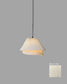 Lámpara colgante Tempo Vivace Mini de a-emotional light en malla de acero color blanco roto.