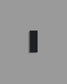 Aplique de pared moderno rectangular negro sobre fondo gris, iluminación minimalista.