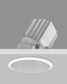 Foco empotrable blanco de techo para iluminación interior, diseño minimalista moderno