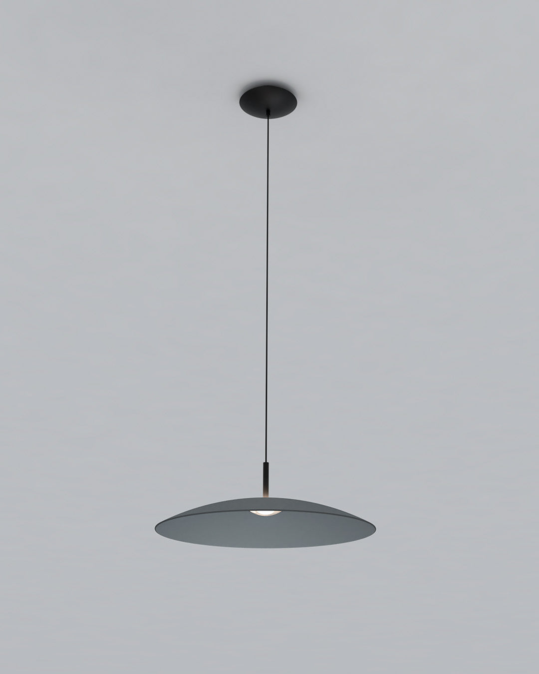 Lámpara colgante moderna gris minimalista, diseño elegante de Birot MX boutique de iluminación