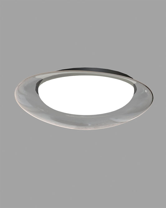 Lámpara de techo minimalista Wham 64, plafón LED en acrílico. 