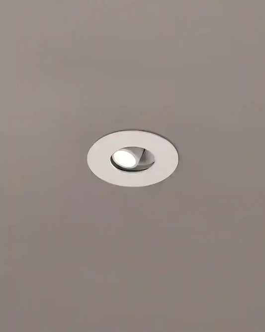 Luminario empotrable blanco moderno para techo, boutique de iluminación Birot MX