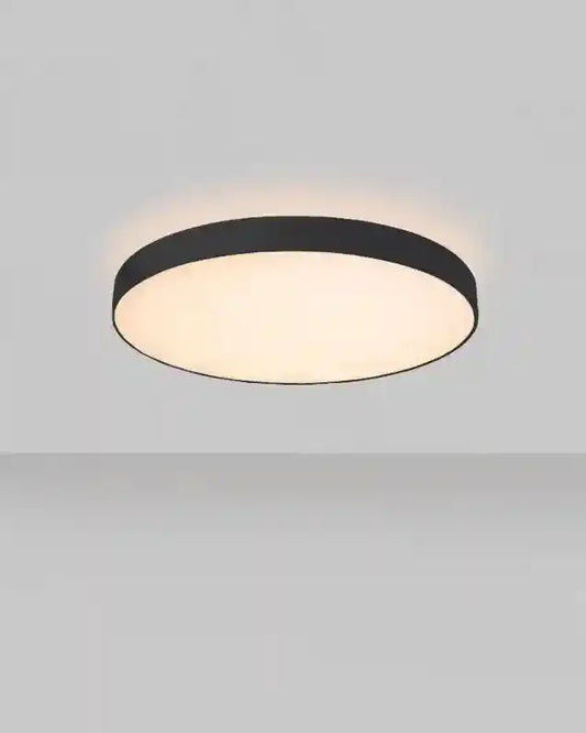 Lámpara de techo LED circular moderna negra, iluminación interior, Birot MX boutique
