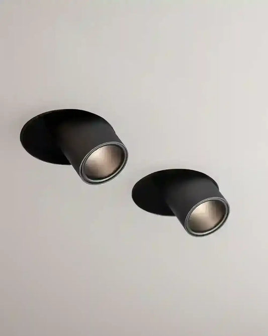 Spot de techo negro moderno para iluminación interior, Birot MX boutique de iluminación