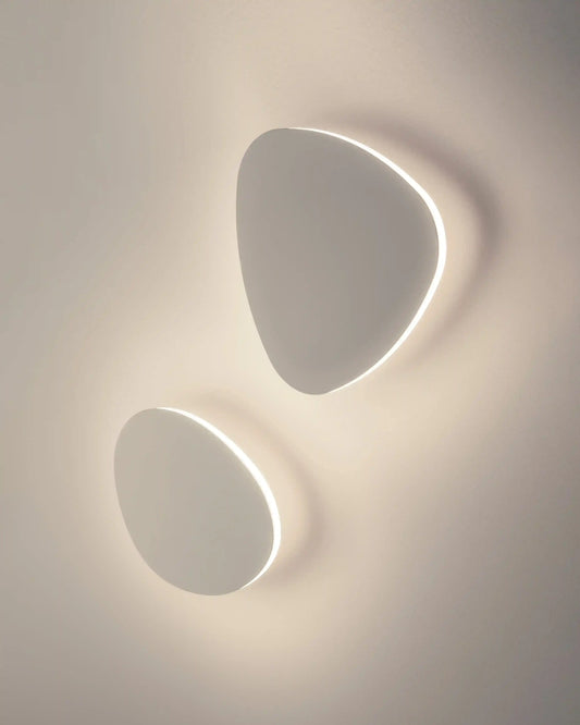 Aplique de pared moderno de luz LED blanca, diseño minimalista en Birot MX boutique de iluminación.