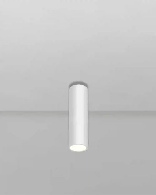 Lámpara de techo cilíndrica blanca moderna para iluminación interior en Birot MX