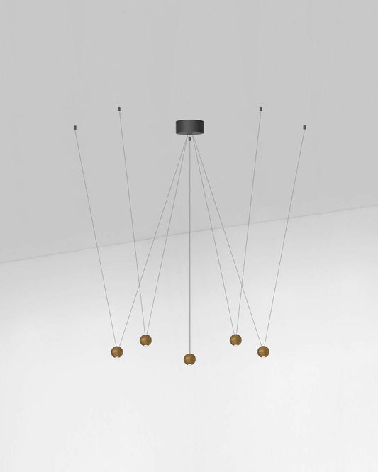 Pin 5V | Lámpara Colgante LED Integrado | Diseño Minimalista