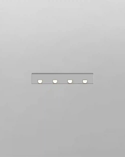 Luminaria empotrada blanca de cuatro focos, diseño moderno para iluminación interior Birot MX