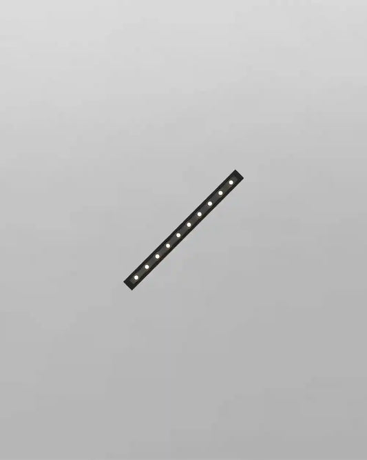 Luminario lineal negro moderno con focos LED, boutique de iluminación Birot MX