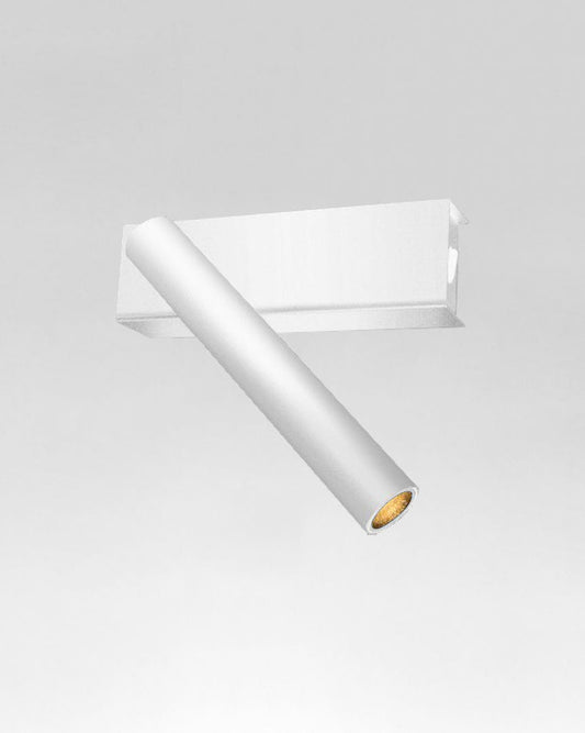 Lámpara de techo blanca minimalista tipo tubo, diseño moderno para iluminación interior